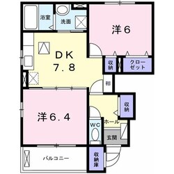 ポラリスⅢの物件間取画像